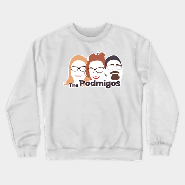 Black Podmigo Design Crewneck Sweatshirt by The Sip List Podcast